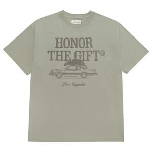 Honor The Gift Men's HTG Pack Relaxed Oversized Box Fit Tee T-Shirt in Sage